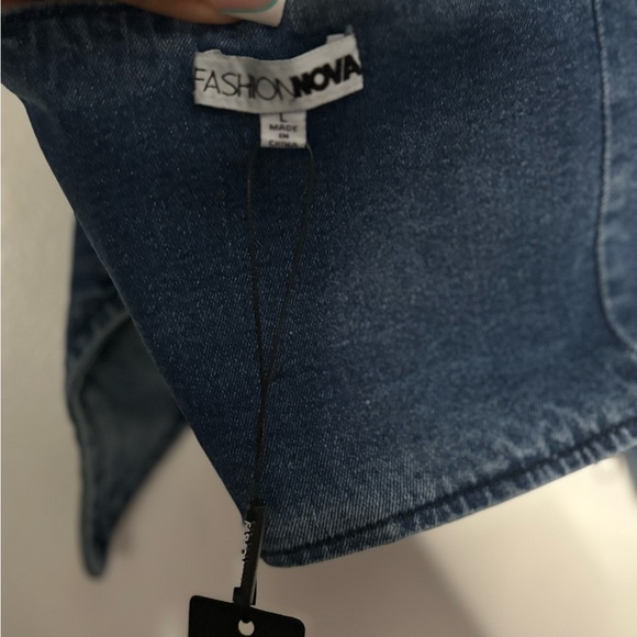 Denim halter top - Picture 4 of 4